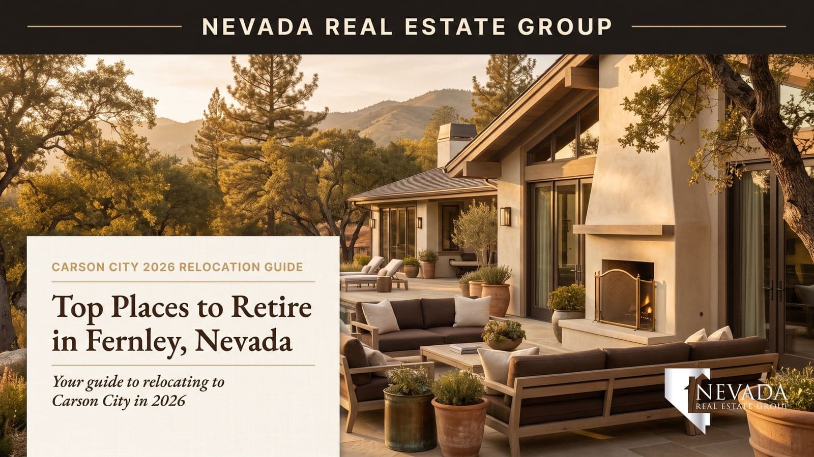 Fernley Nevada high-desert landscape with the Virginia Range backdrop — top retirement destination 2026